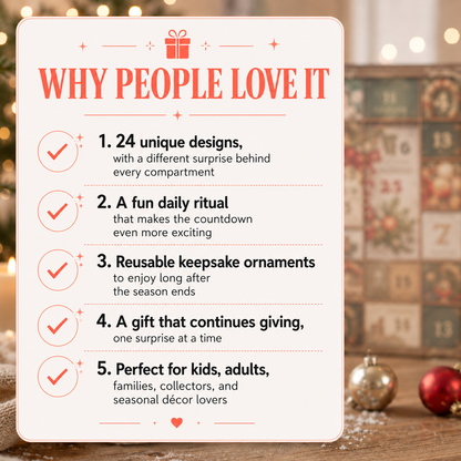 Snowman Advent Calendar 2026 - 24-Day Festive Countdown, Acrylic Charms Blind Box - Gift For Holiday Lovers AC0NT005